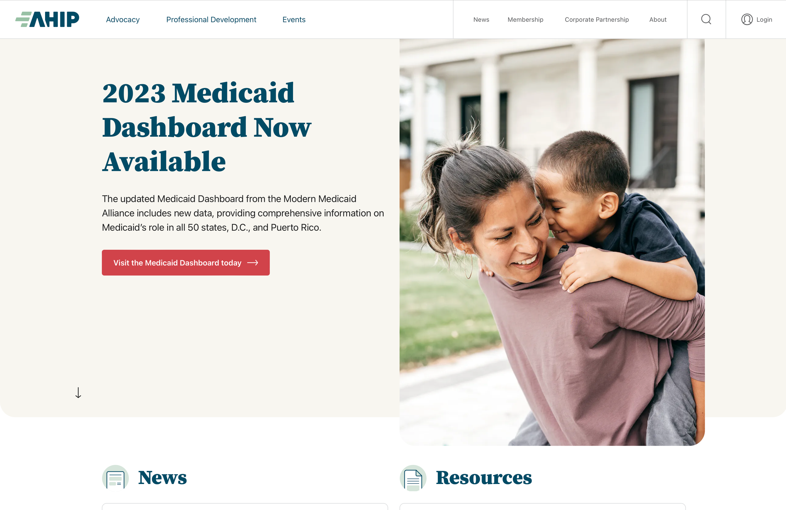 AHIP homepage
