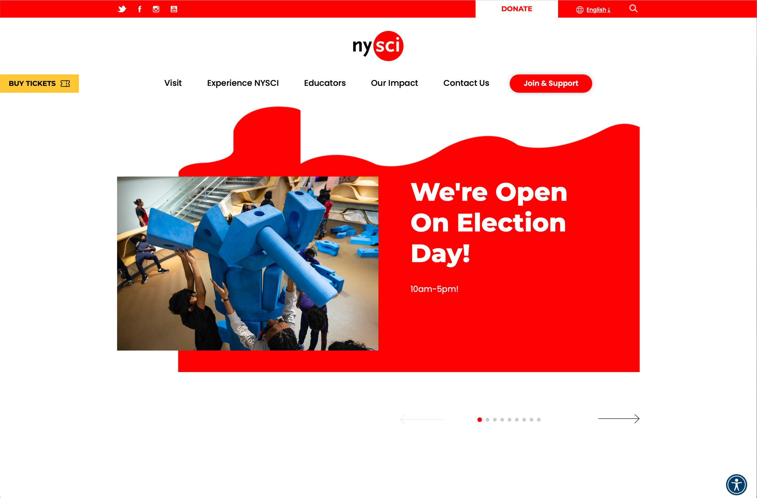 New york hall of science homepage