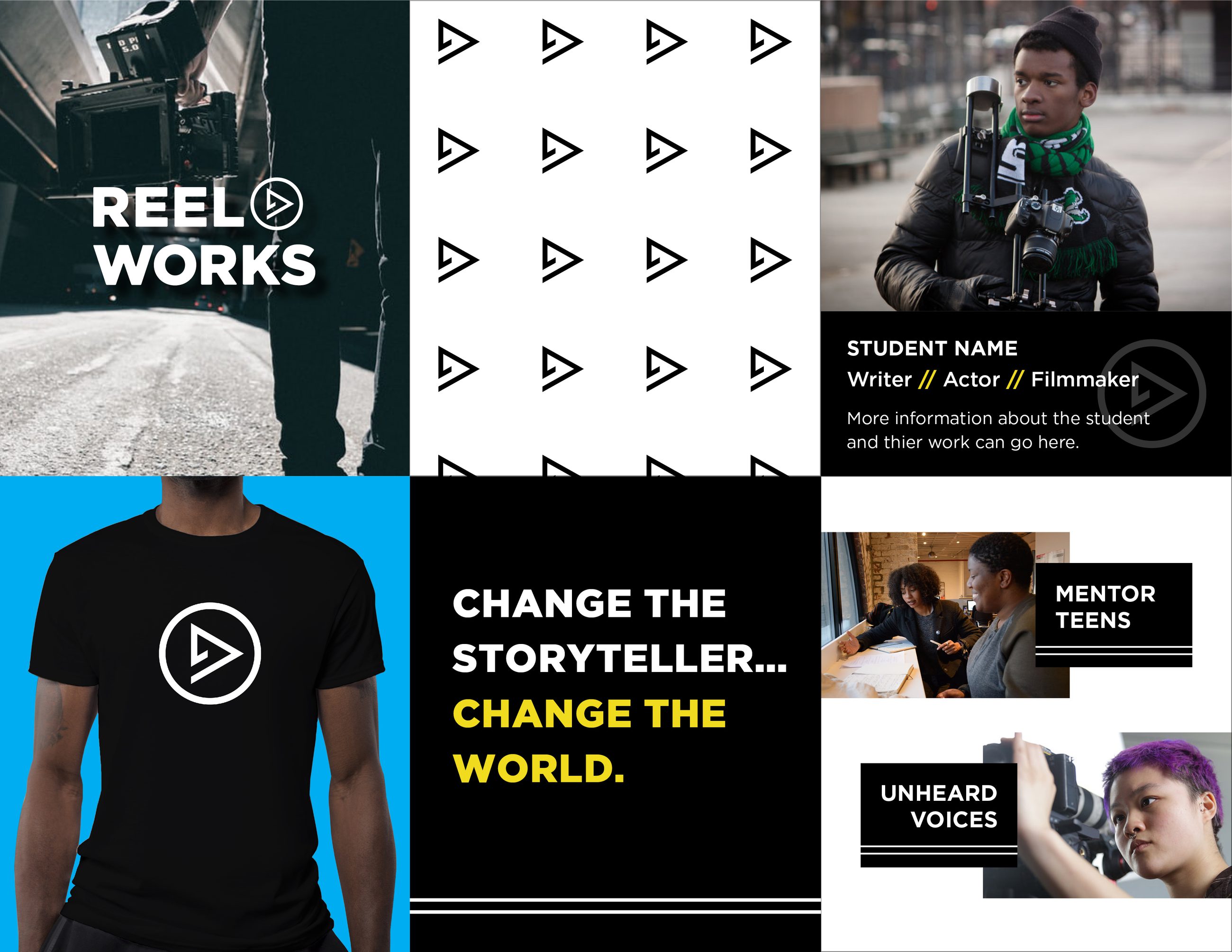 Reel Works mood board